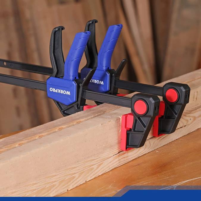 морден WORKPRO 2 ком стезаљке за обраду дрвета, једноручна стезаљка/распршивач средњег оптерећења 300лбс оруђе 2200118