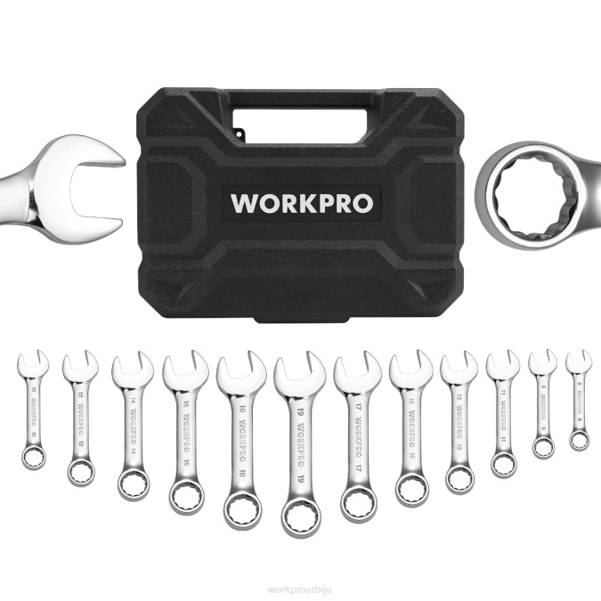 користан WORKPRO Сет комбинованих кључева од 12 комада оруђе 220097