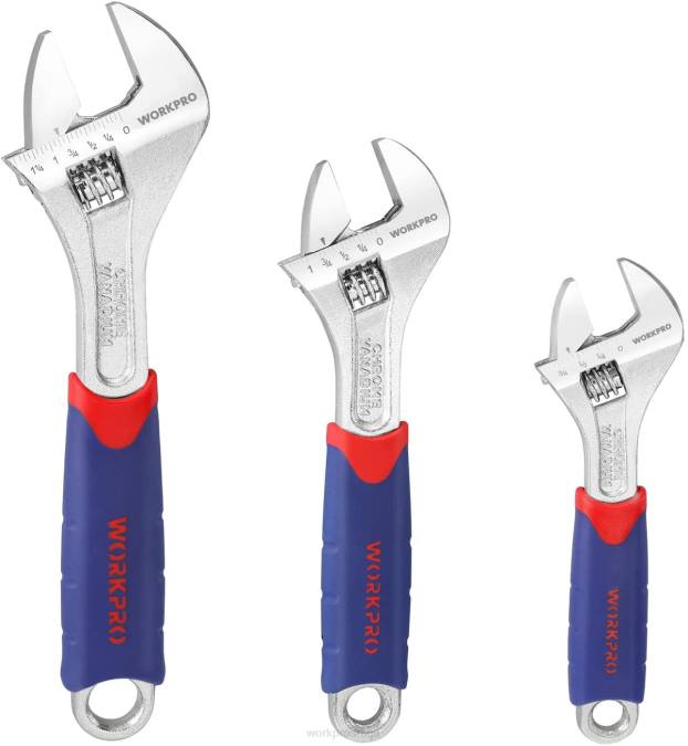 морден WORKPRO Сет подесивих кључева од 3 ком оруђе 220083