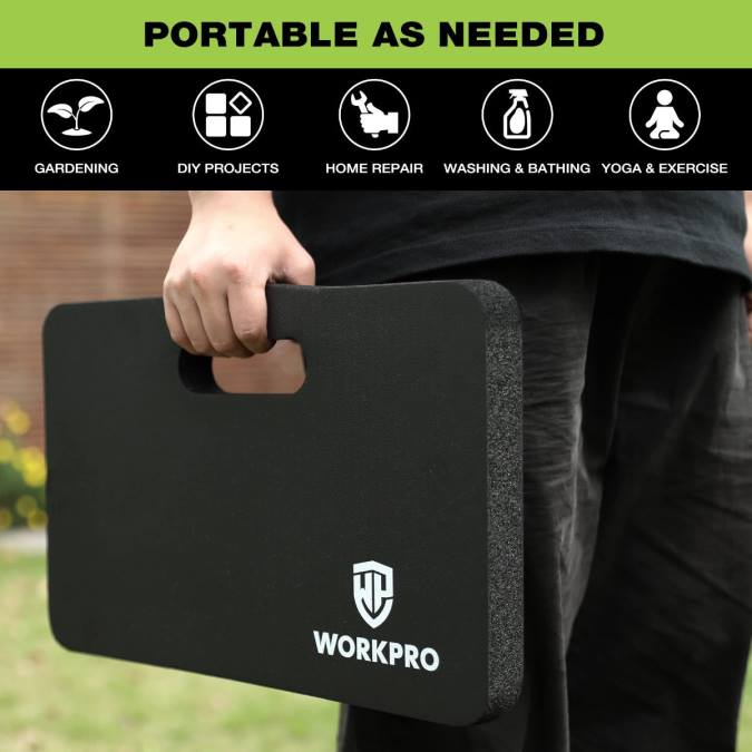 црн WORKPRO екстра дебела пенаста подлога за клечање, 17,5 к 11 к 1,5 оруђе 2200277