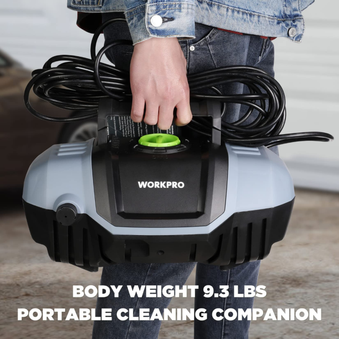 користан WORKPRO 1900 мак пси 1,8 гпм 12-амп компактна електрична машина за прање под високим притиском оруђе 2200299