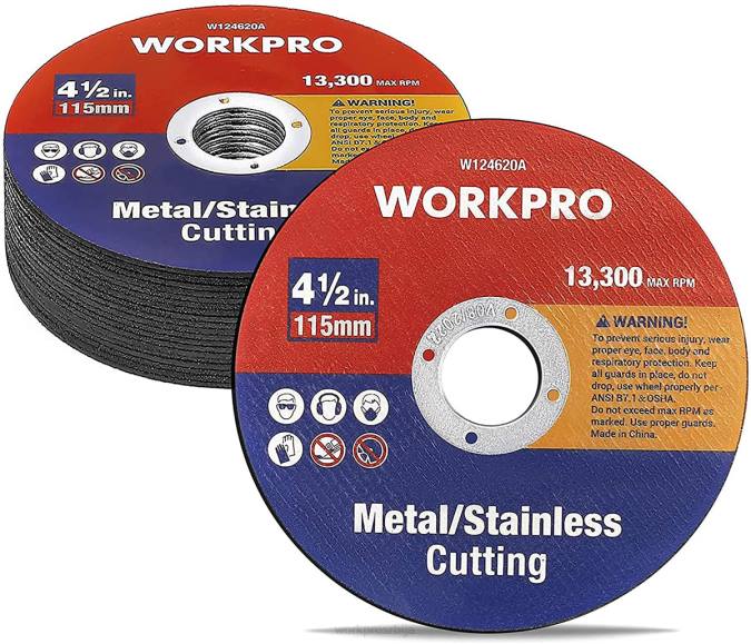 корисним WORKPRO 20 ком металне плоче за сечење од нерђајућег челика танке металне резне плоче за угаону брусилицу оруђе 2200195