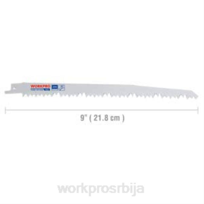 користан WORKPRO Сет листова клипне тестере за резидбу дрвета од 5 комада од 9 инча оруђе 2200208