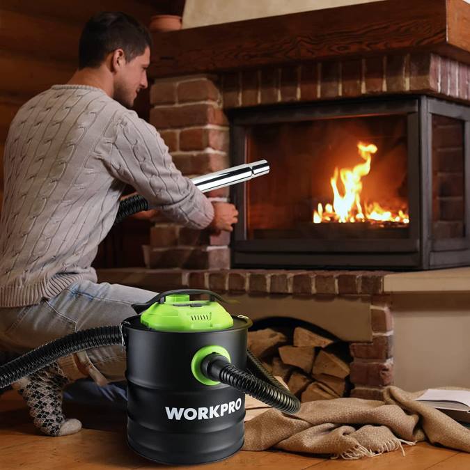 користан WORKPRO Усисивач пепела од 5,2 галона, усисивач за пепео од 5,5 коњских снага са хепа филтером оруђе 2200212