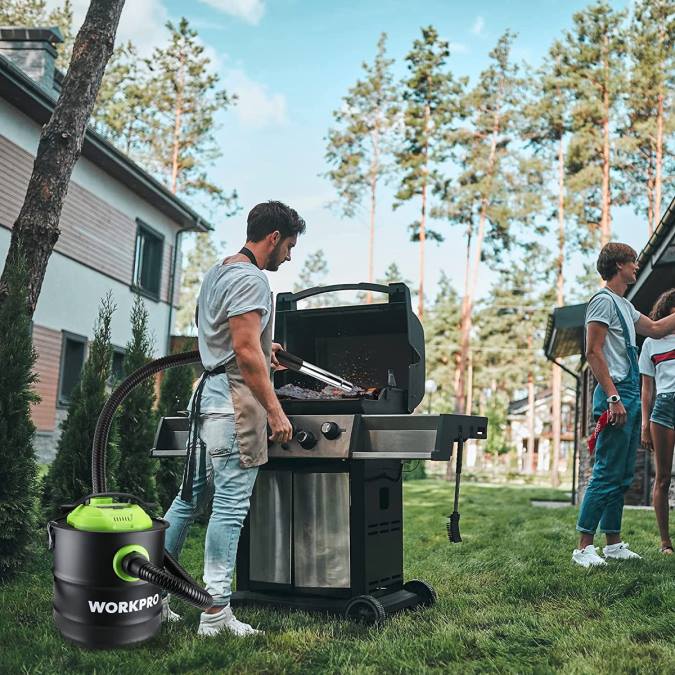 користан WORKPRO Усисивач пепела од 5,2 галона, усисивач за пепео од 5,5 коњских снага са хепа филтером оруђе 2200212