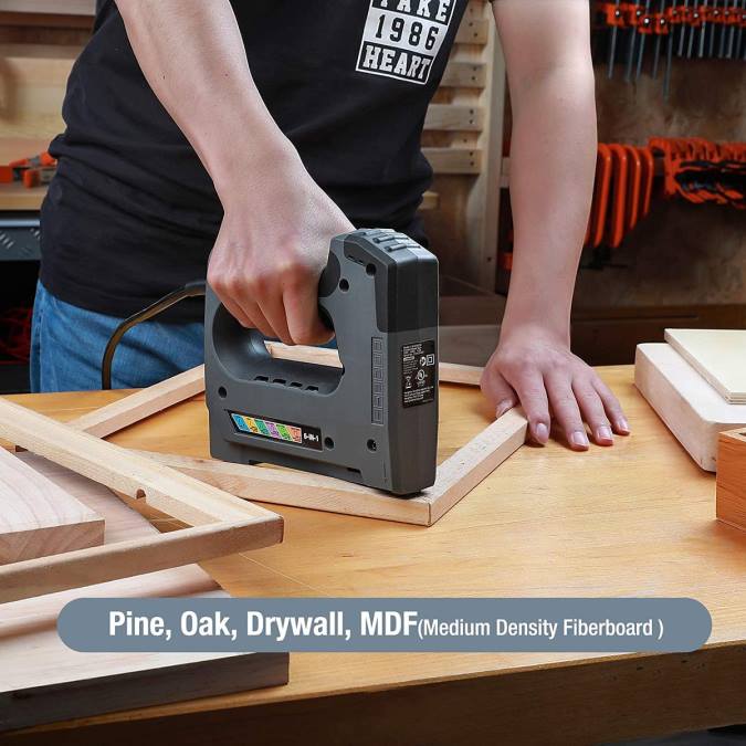 корисним WORKPRO 110в 6 у 1 електрични хефталица за дии пројекат обраде дрвета оруђе 2200167
